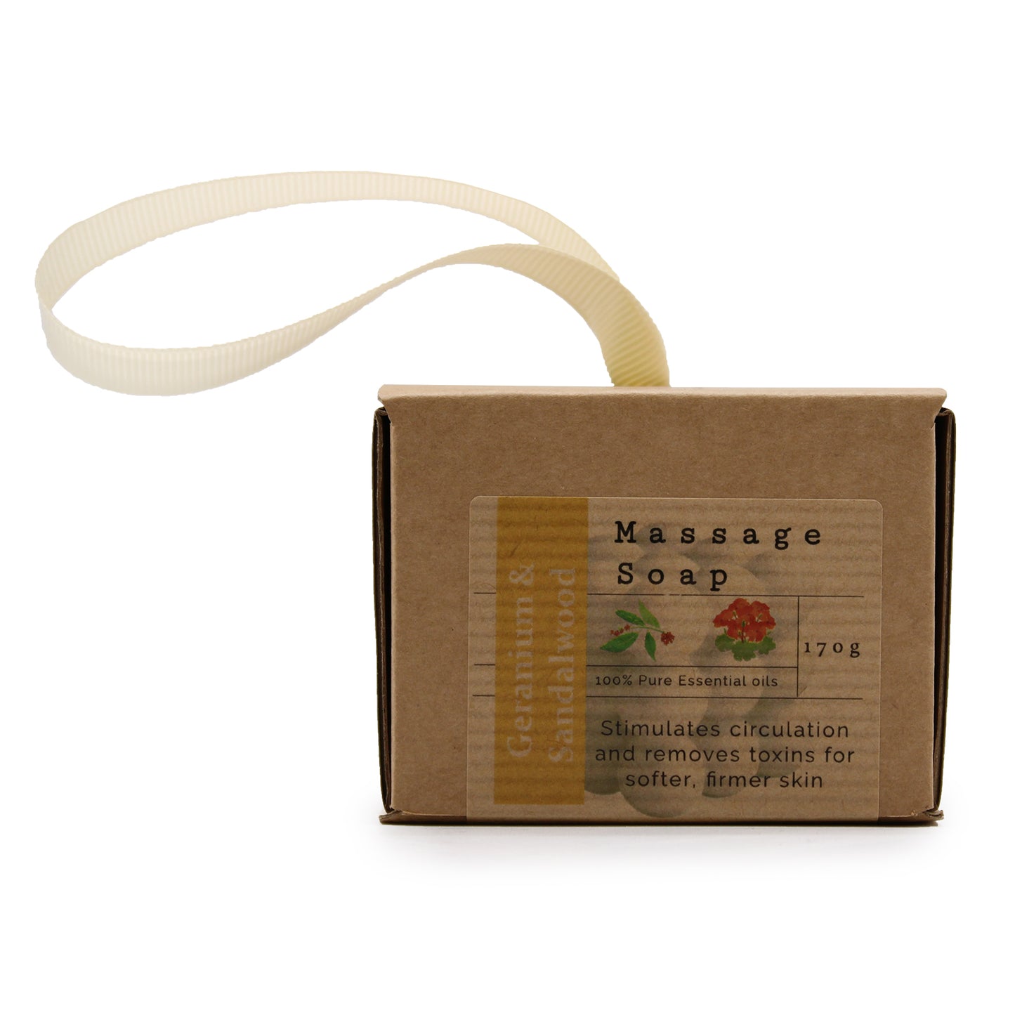 Boxed Massage Soaps - Geranium & Sandalwood