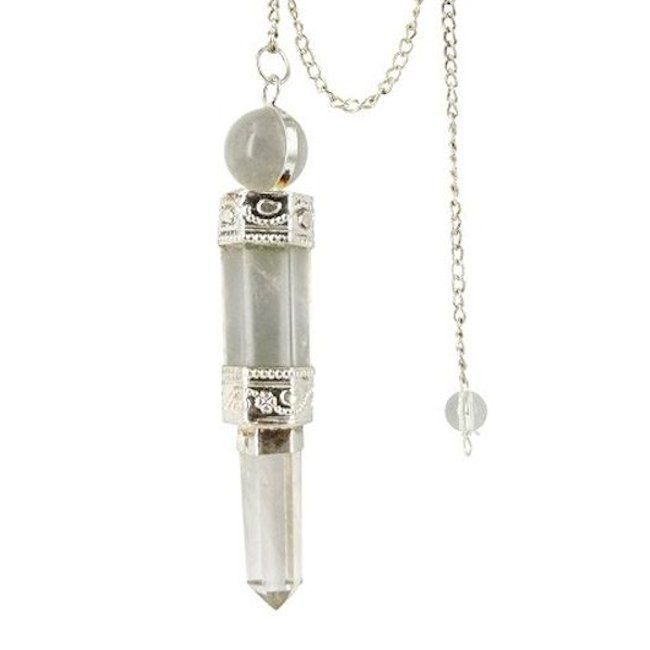 Three Piece Pendulum - Rock Quartz