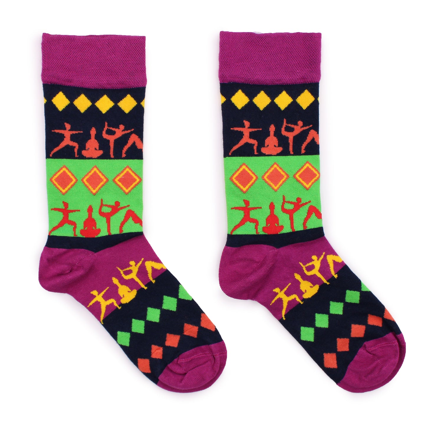 Bamboo Socks (41-46) - Yoga Poses