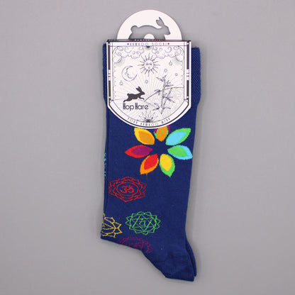 Bamboo Socks (41-46) - Rainbow Chakra