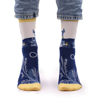 Bamboo Socks (36-40) - Midnight Cat