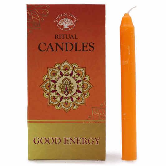 Set of 10 Spell Candles - Good Energy