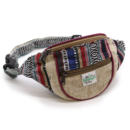 Bum Bag - Hemp & Cotton Random Design