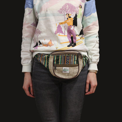 Bum Bag - Hemp & Cotton Random Design