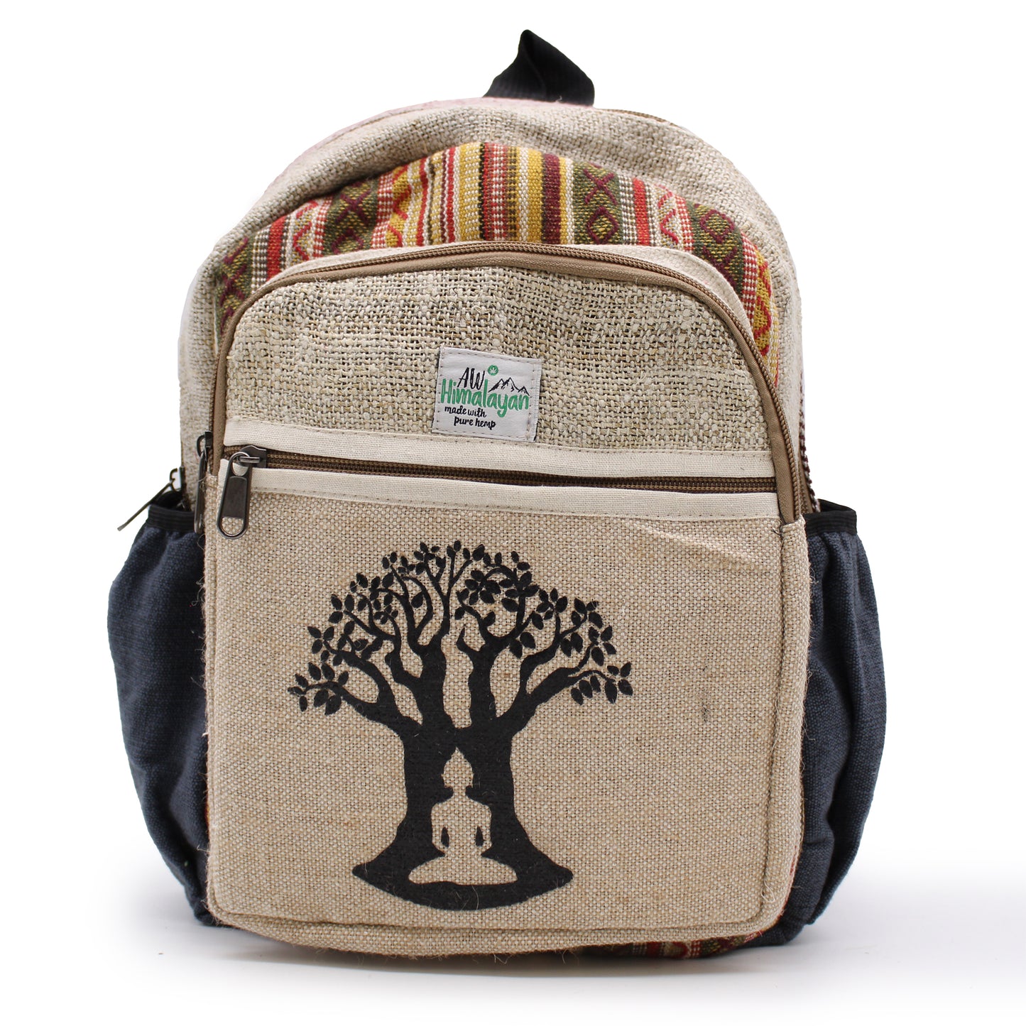 Small Hemp Backpack -  Bohdi Tree Design