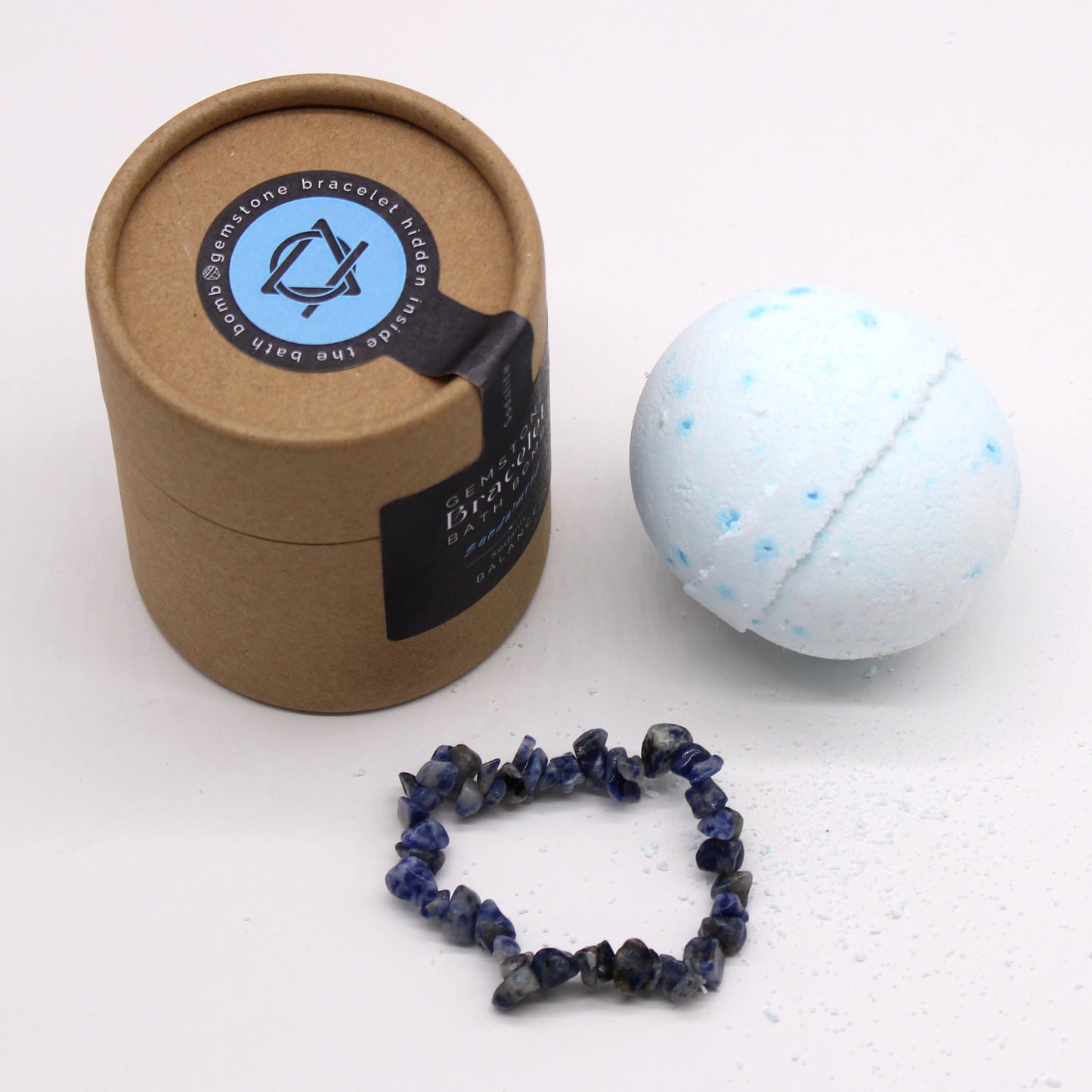 Sodalite Gem Bracelet Bath Bomb