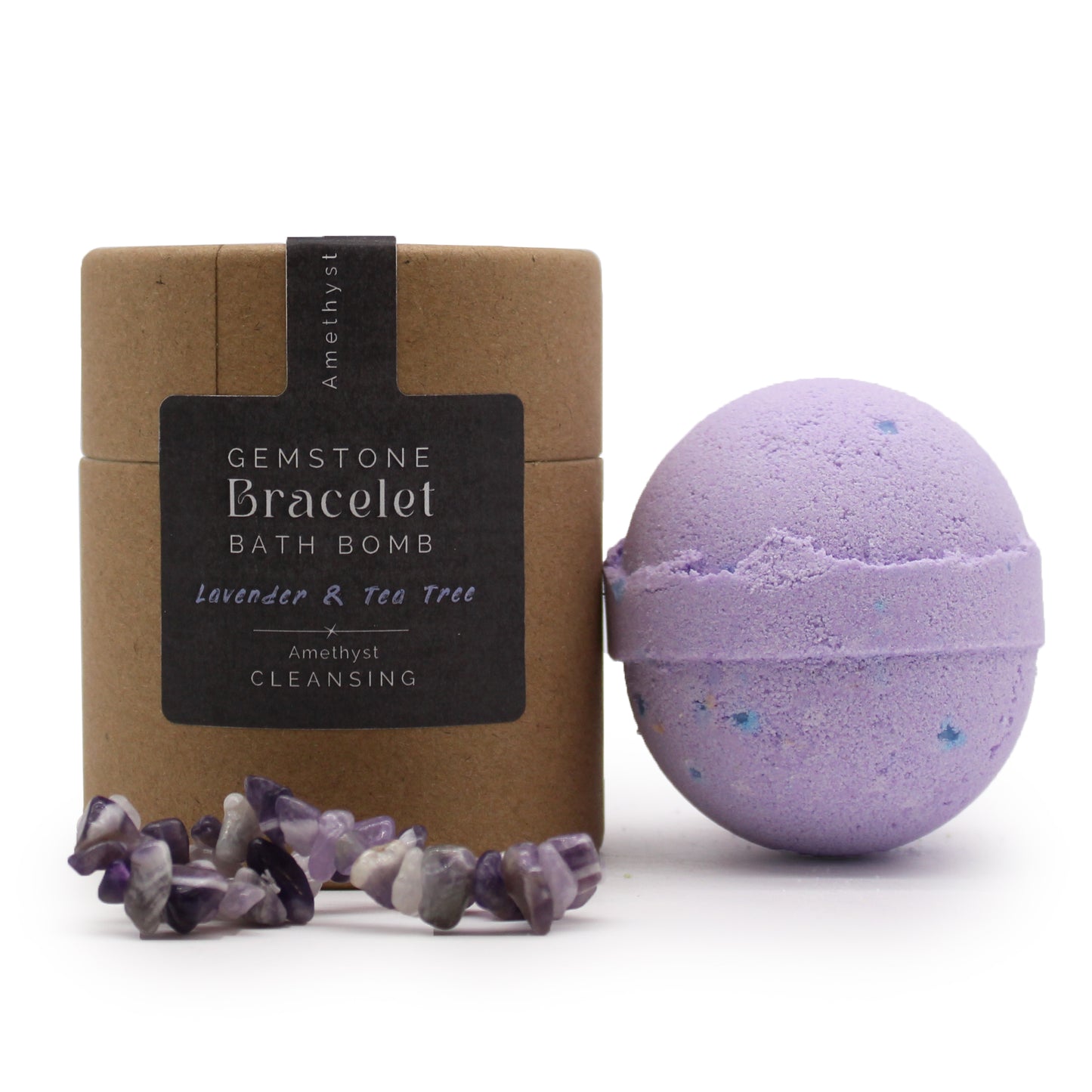 Amethyst Gem Bracelet Bath Bomb