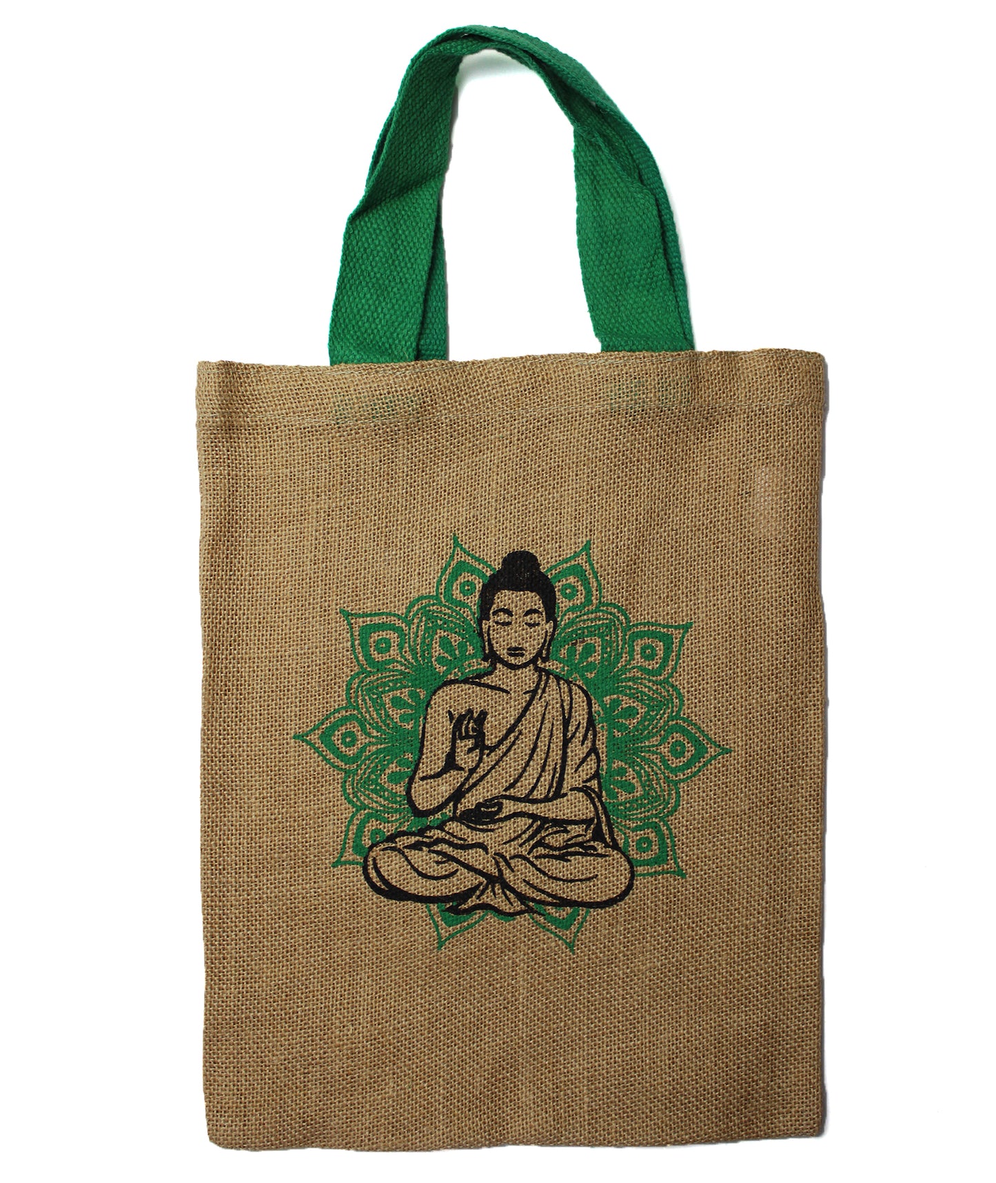 Jute Tote Bag - Mystic designs - 7 Chakras