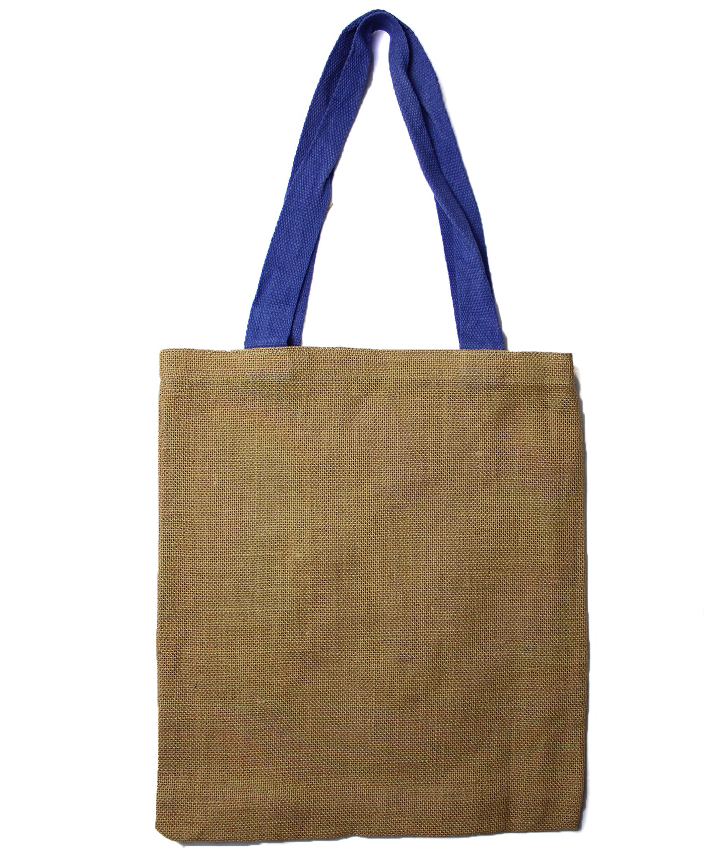 Large Jute Tote Bag - Red Colour Handle