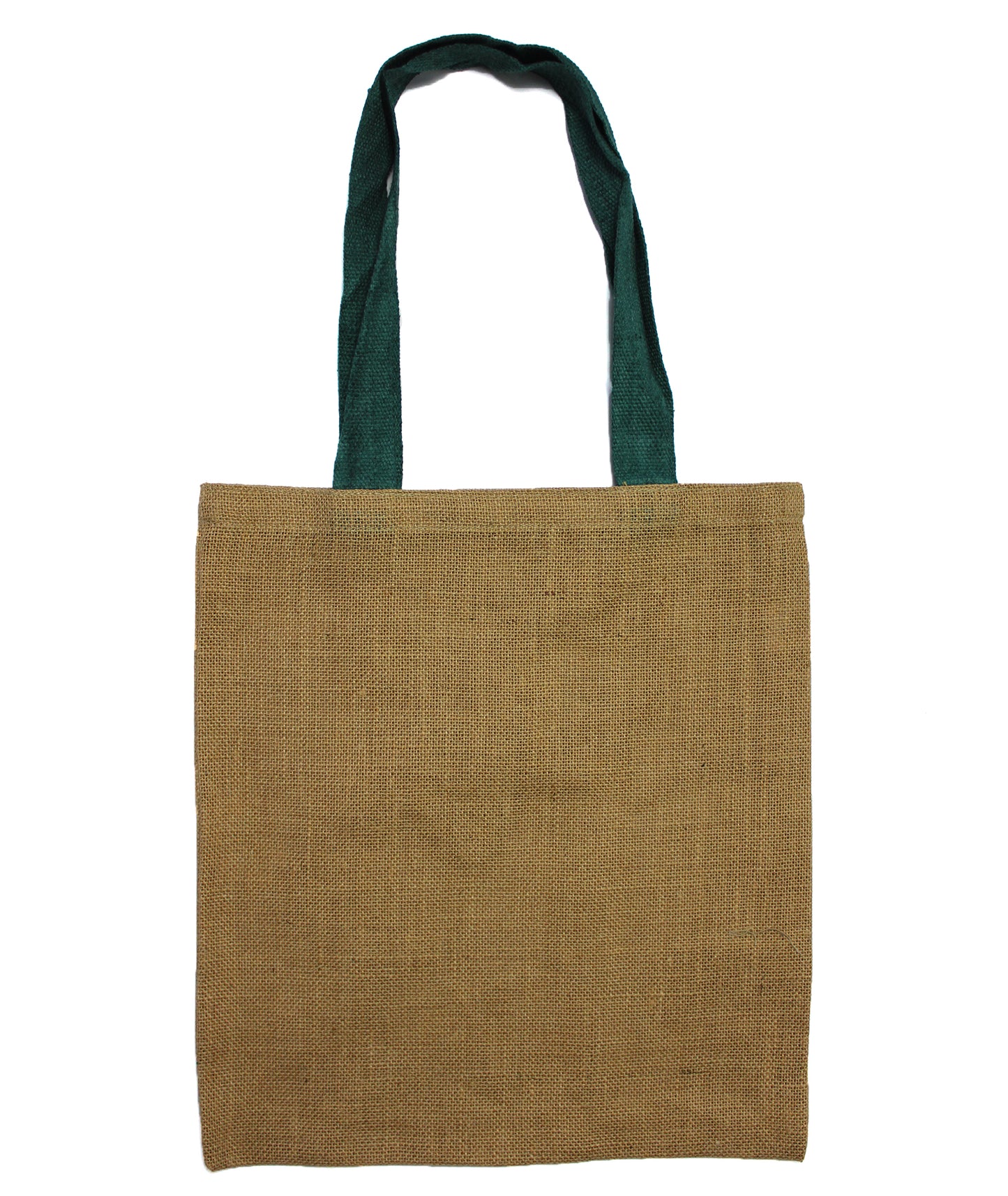 Large Jute Tote Bag - Red Colour Handle