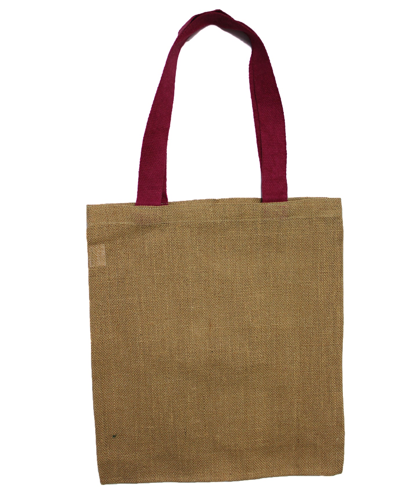 Large Jute Tote Bag - Blue Colour Handle