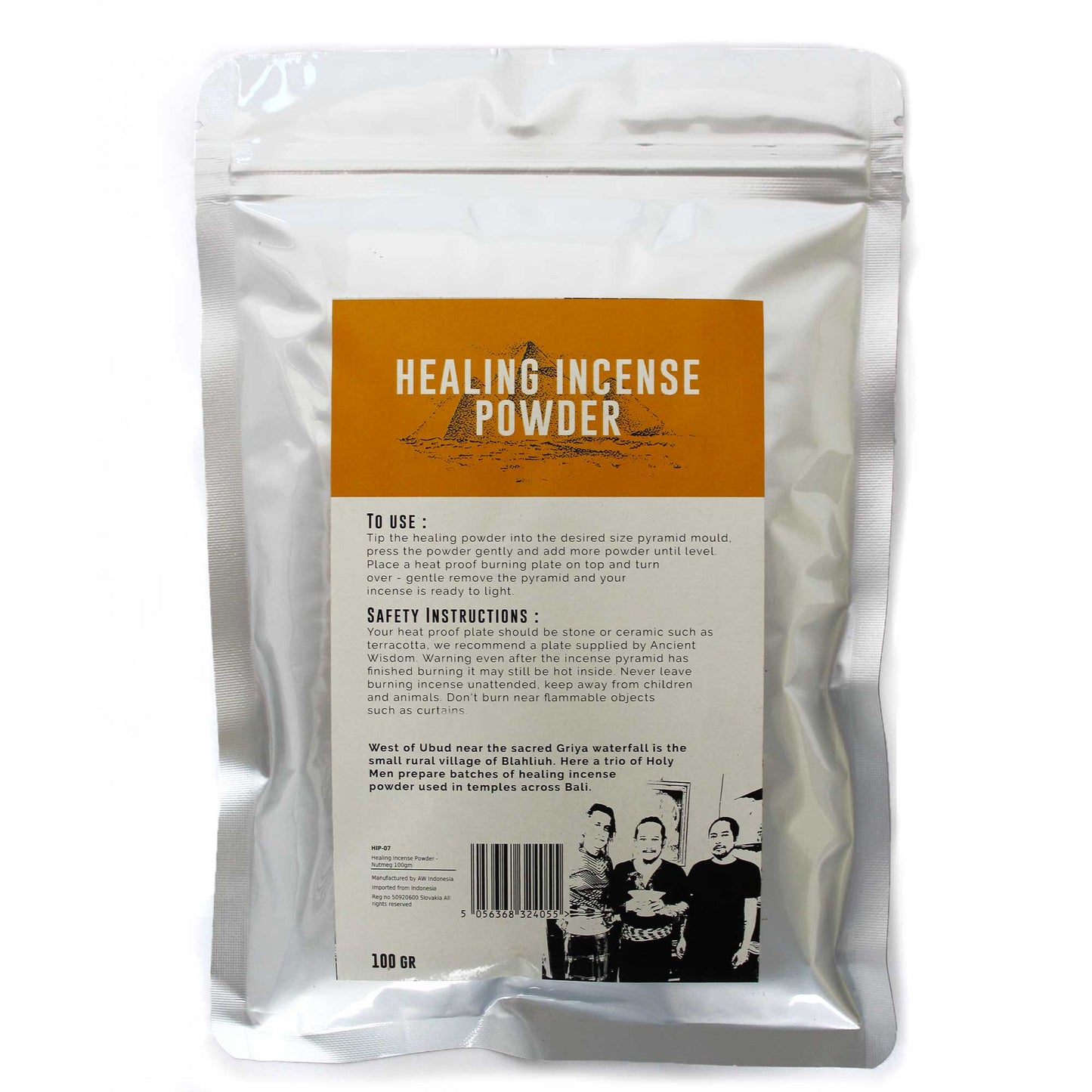 Healing Incense Powder - Nutmeg 100gm