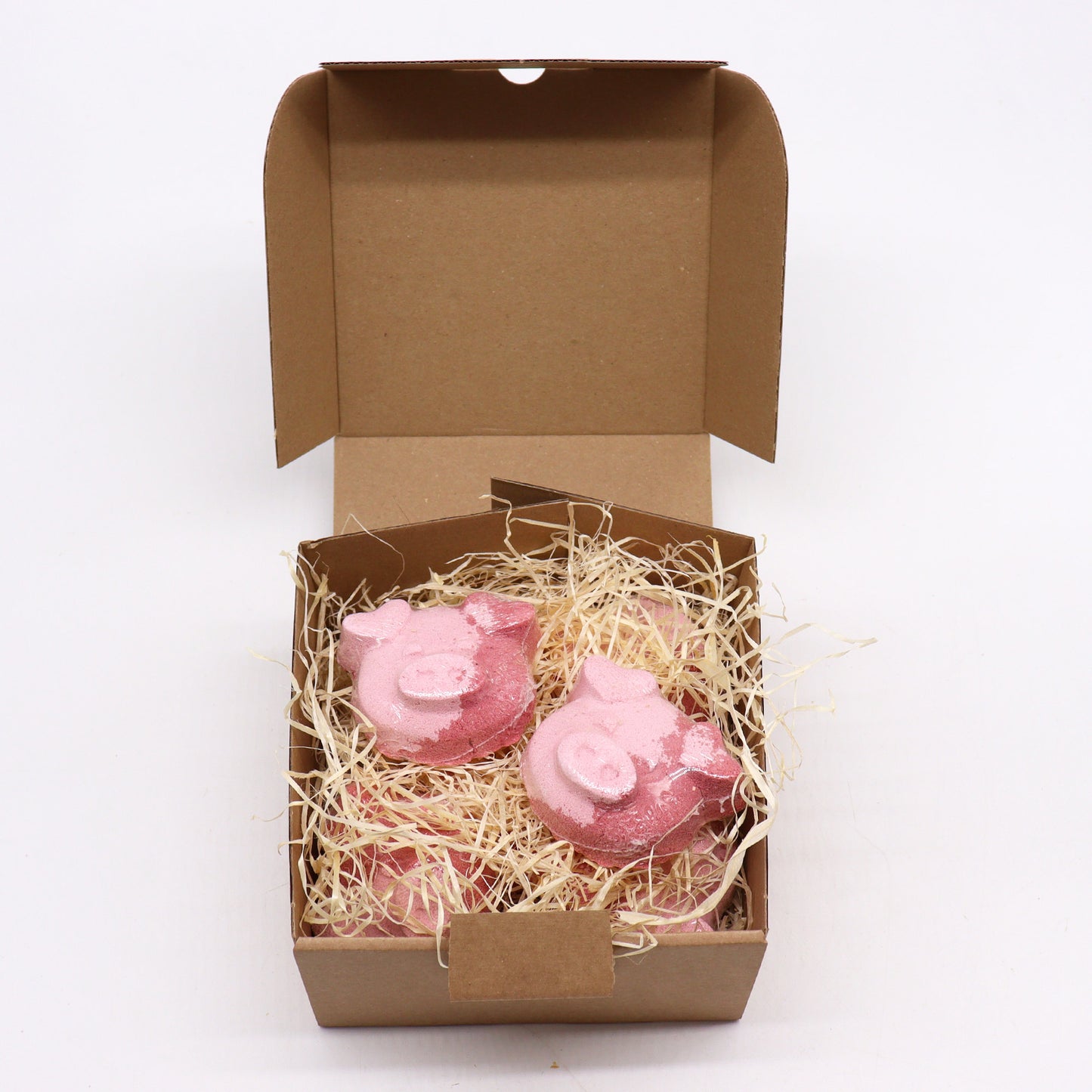 Pig Bathbomb 70g - Vanilla Cupcake