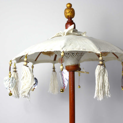 Bali Home Decor Parasol - Canvas - Natural- 40cm