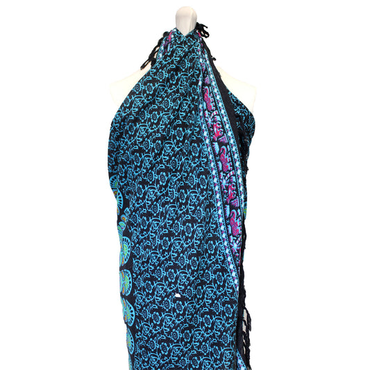 Peacock Classic  Mandela Sarong