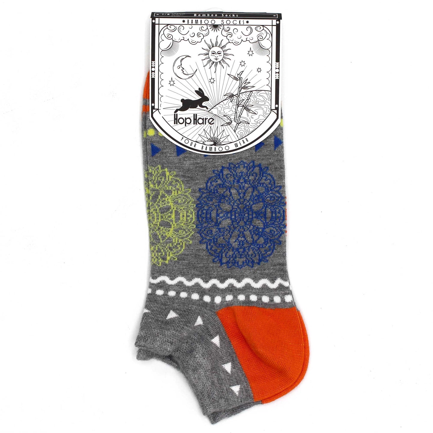 M/L Bamboo Socks Low (41-46) - Flowers of Life