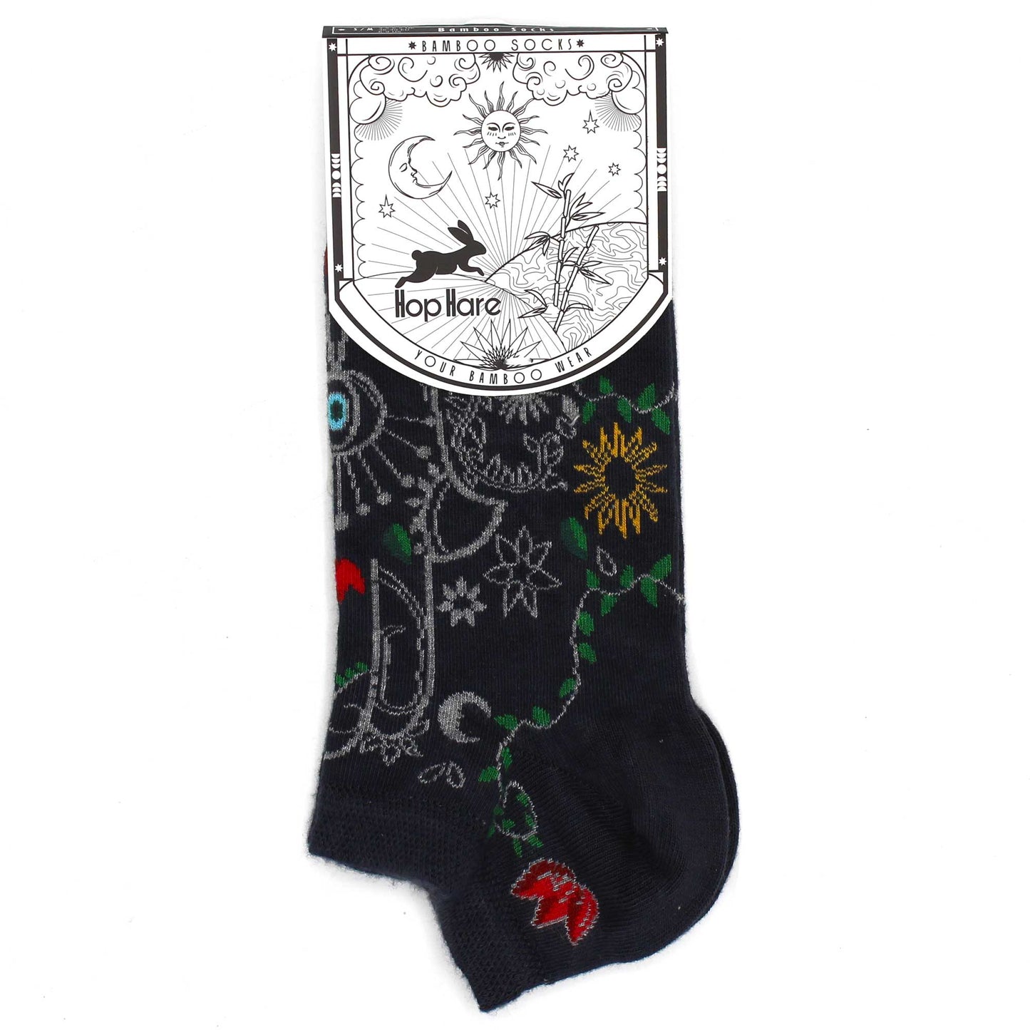 S/M Bamboo Socks Low (36-40) - Hamsa