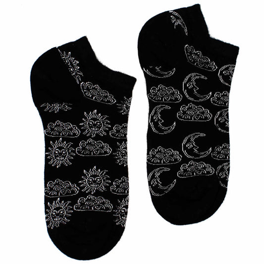 S/M Bamboo Socks Low (36-40) - Day and Night