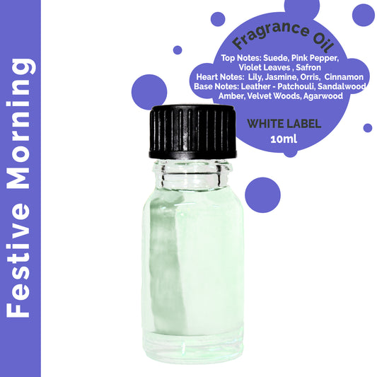 Customisable Festive Morning Fragrance Oil 10ml - 10 Pack