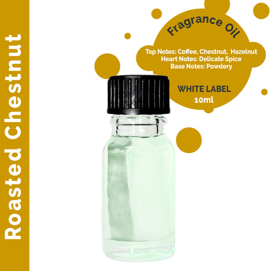 Customisable Roasted Chestnut Fragrance Oil 10ml - 10 Pack