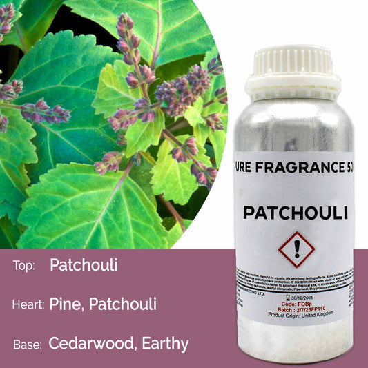 500ml (Pure) Fragrance Oil - Patchouli