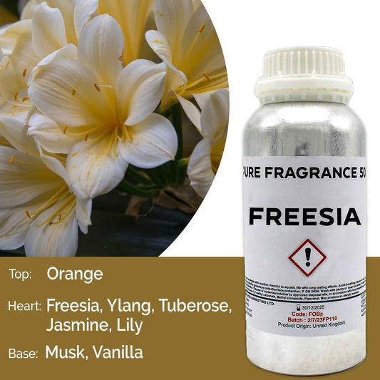 500ml (Pure) Fragrance Oil - Freesia