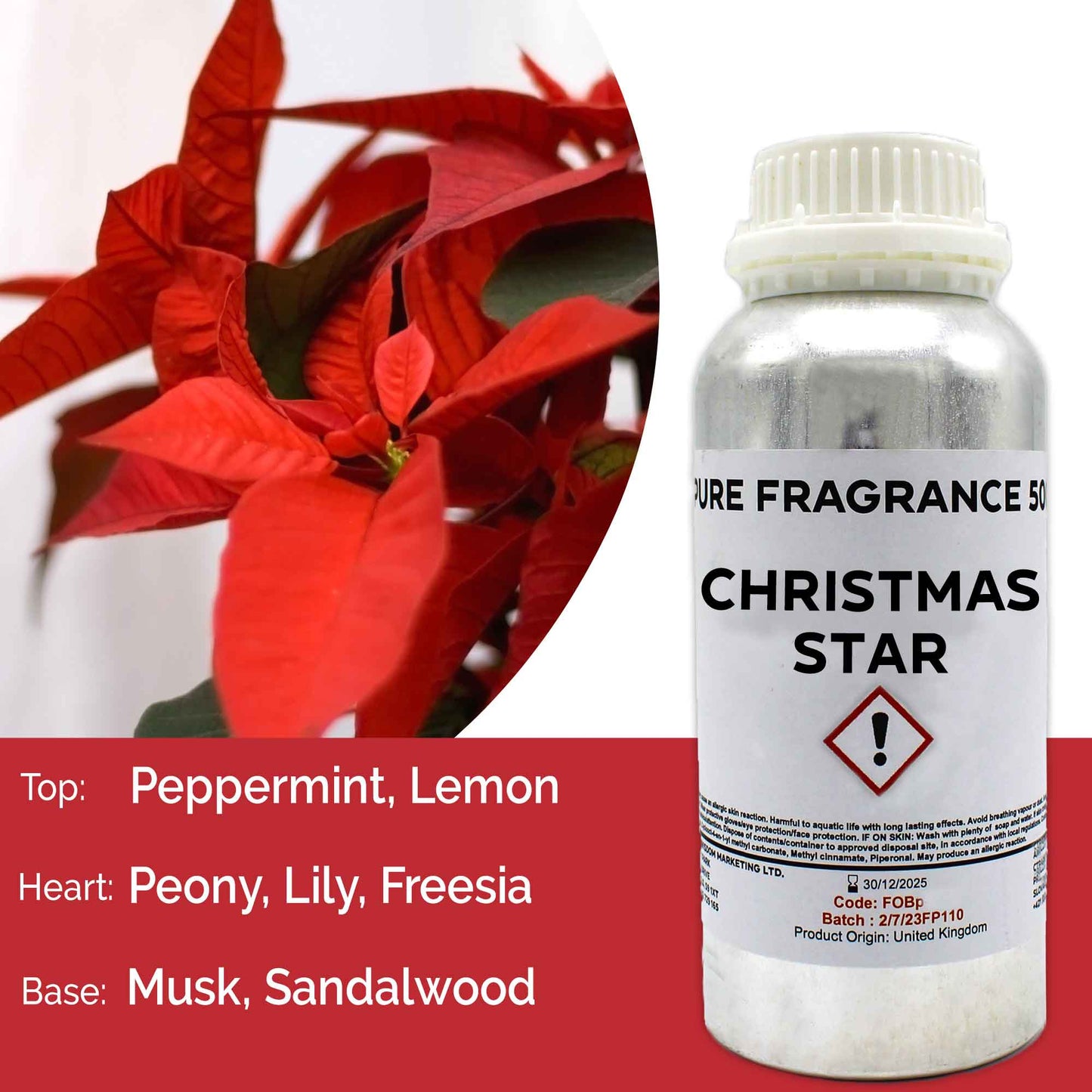 Christmas Star Pure Fragrance Oil - 500ml