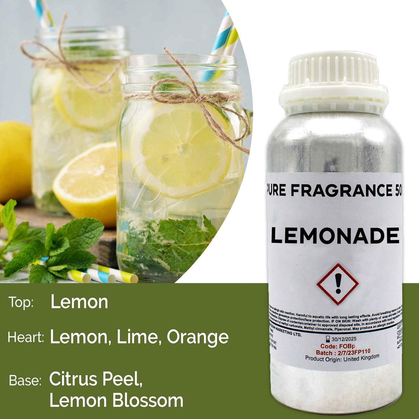 Lemonade Pure Fragrance Oil - 500ml