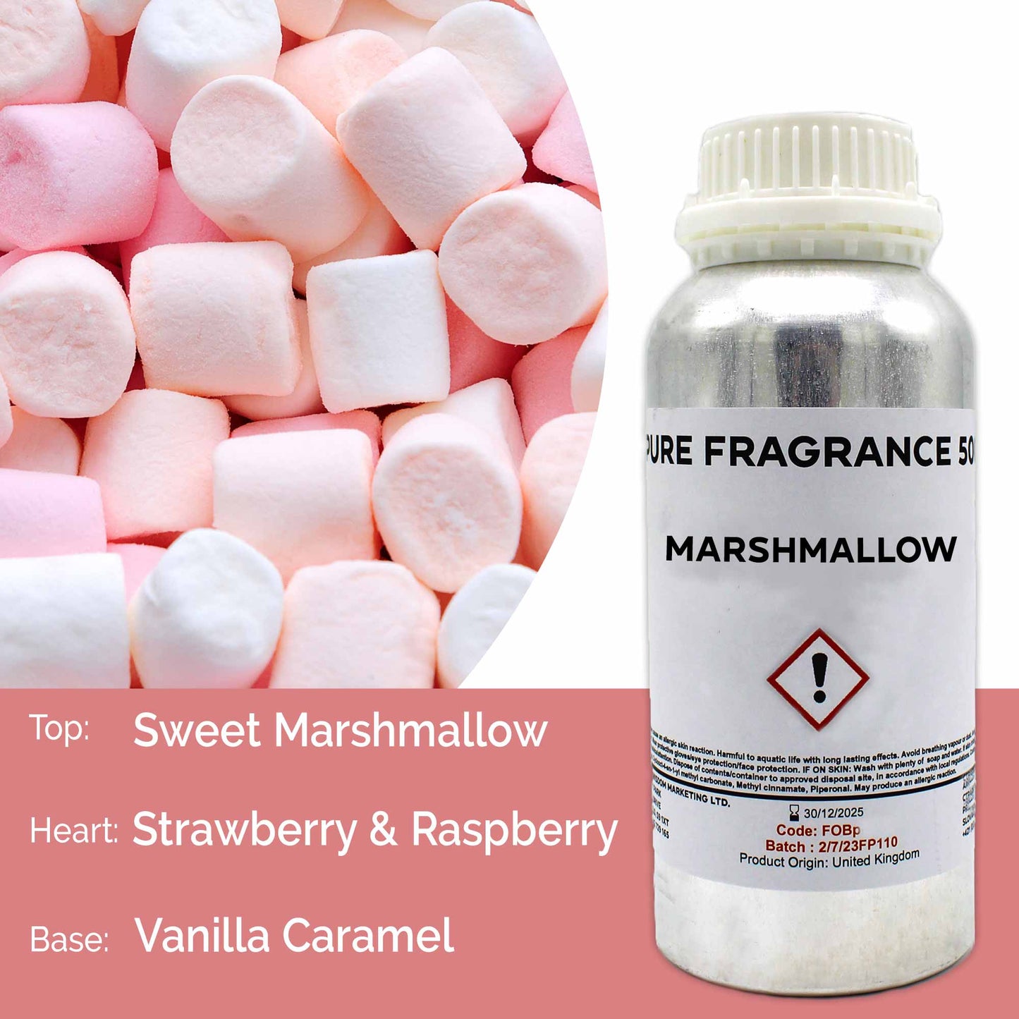 Marshmallow Pure Fragrance Oil - 500ml