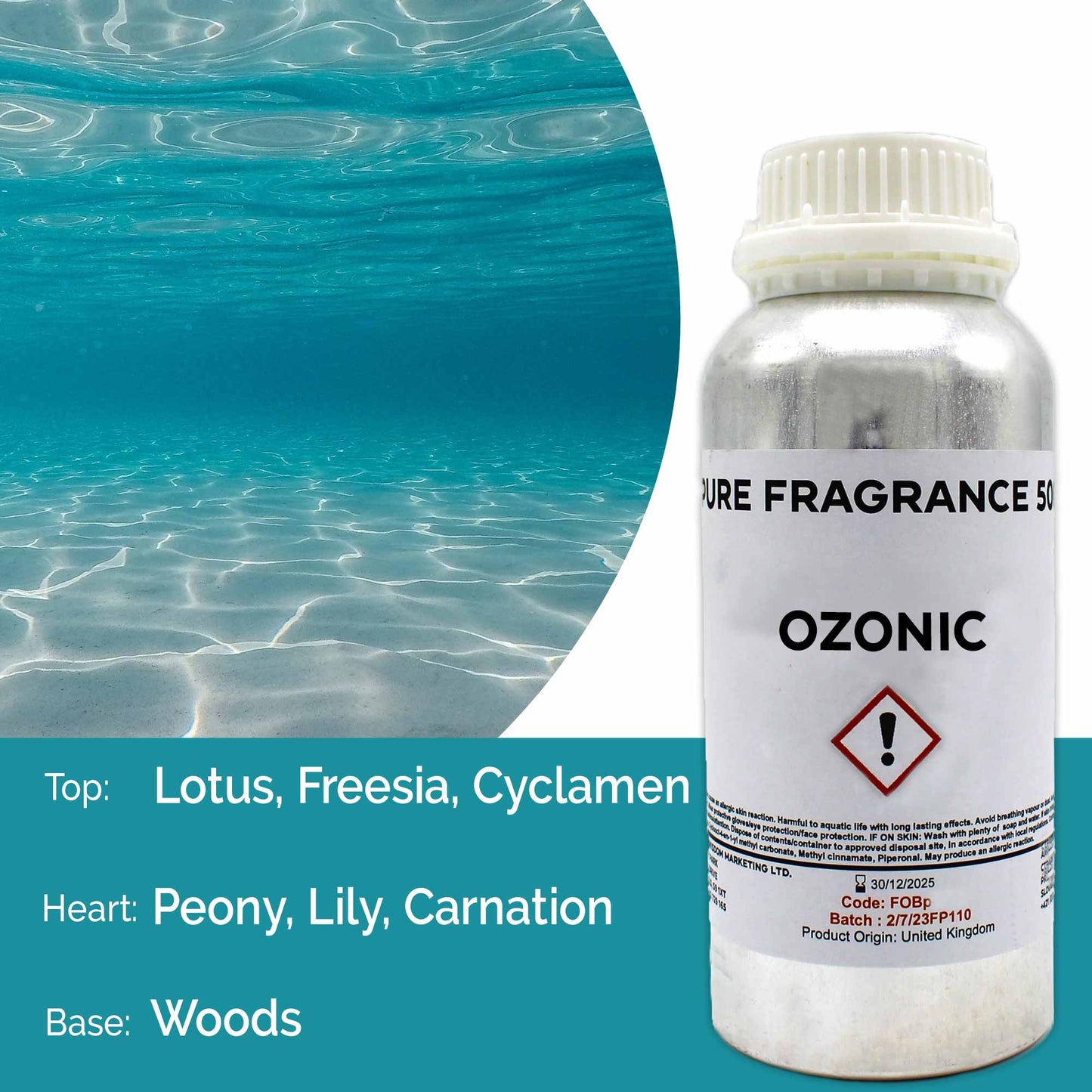 Ozonic Pure Fragrance Oil - 500ml