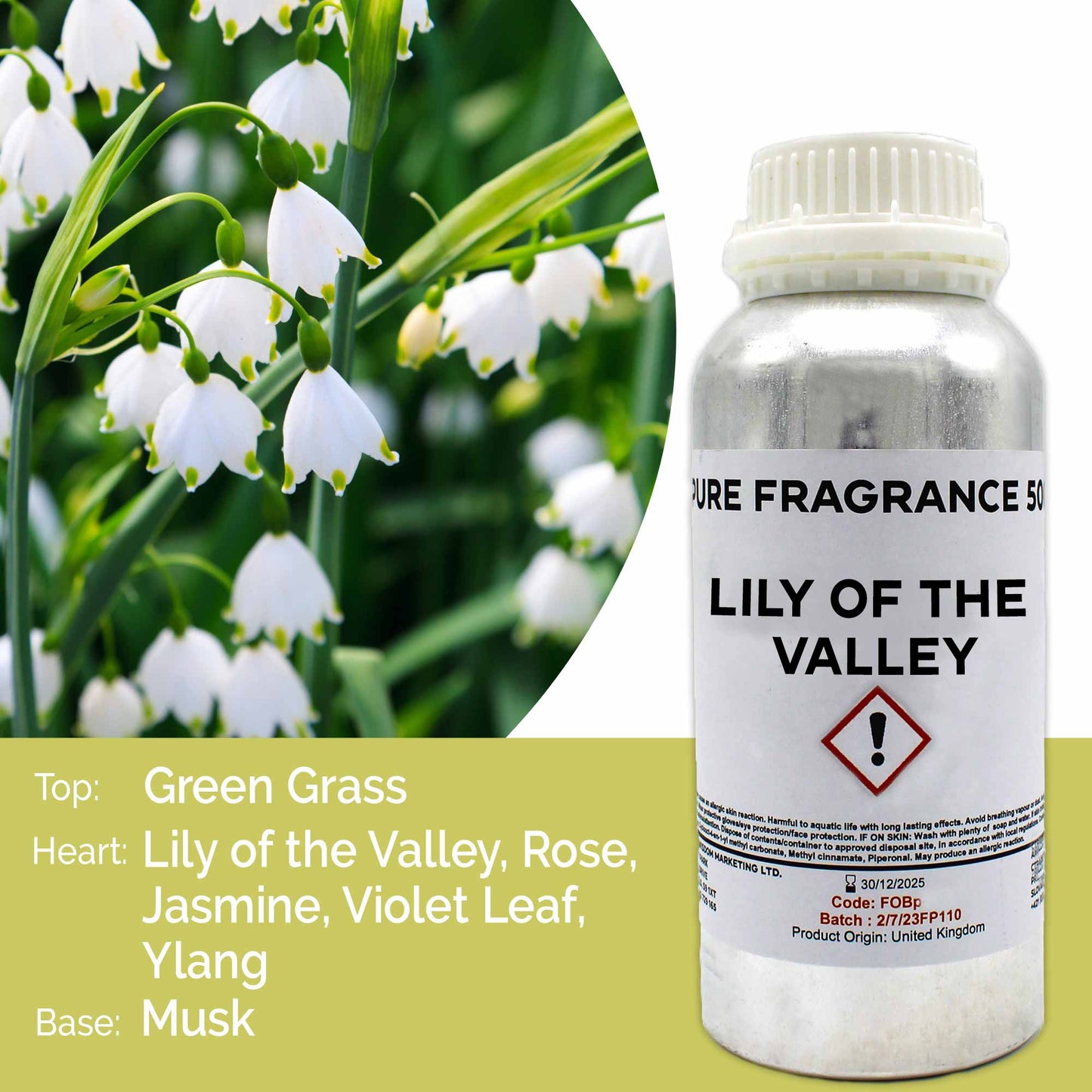 Lily Of The Valley Pure Fragrance Oil - 500ml