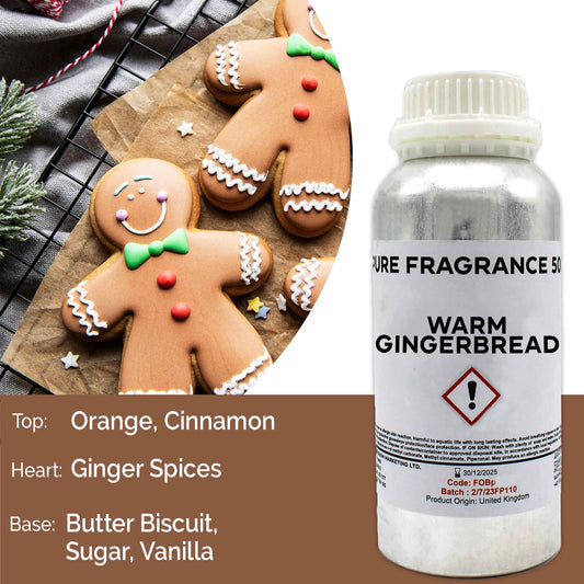 Warm Gingerbread Pure Fragrance Oil - 500ml