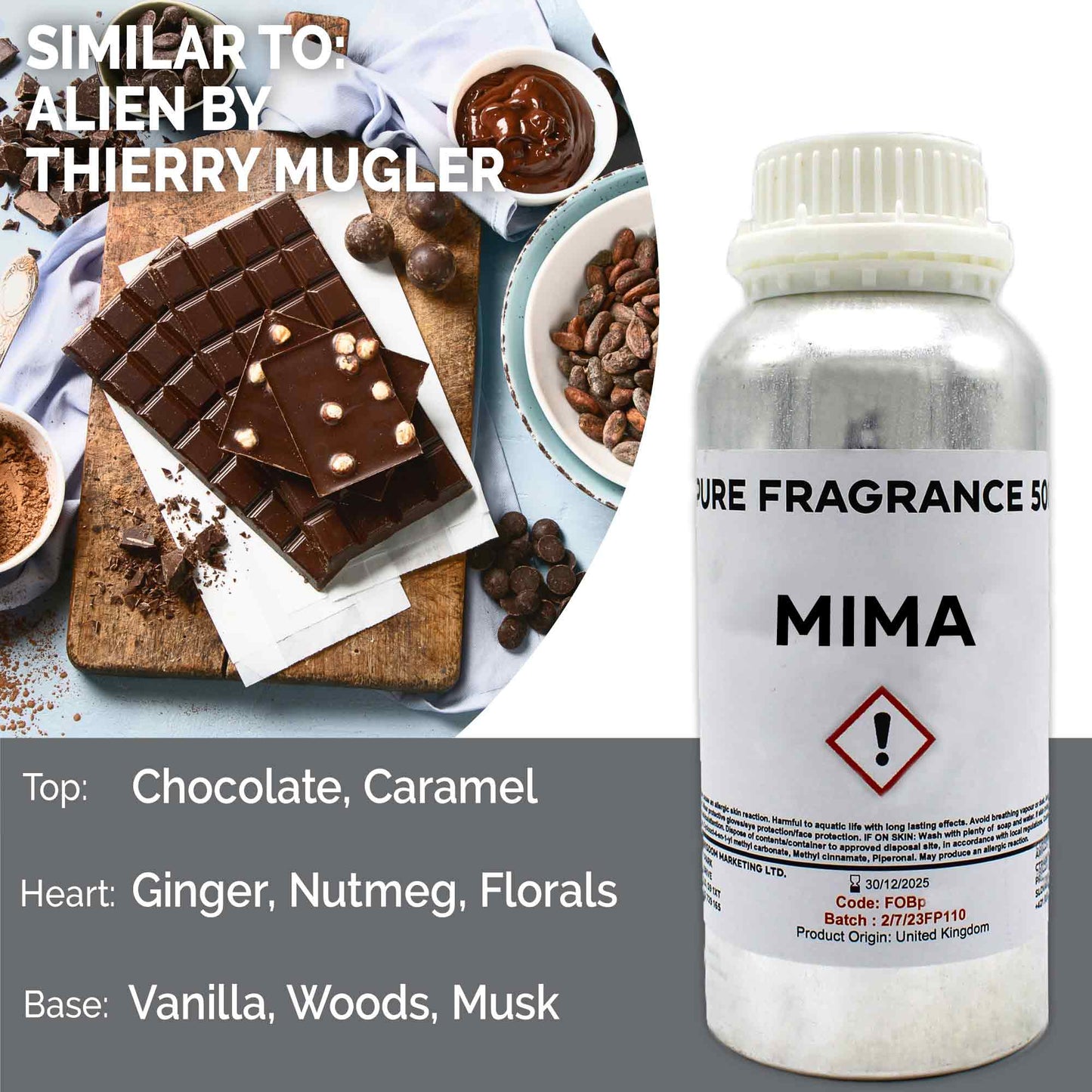 Mima Pure Fragrance Oil - 500ml