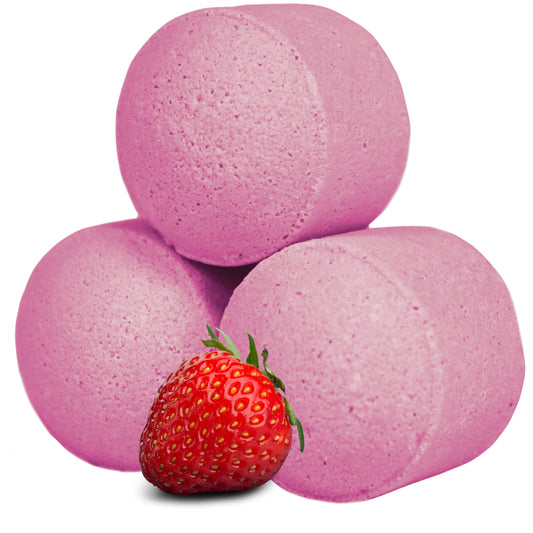 Bag of 20 Chill Pill Bath Bombs - Strawberry