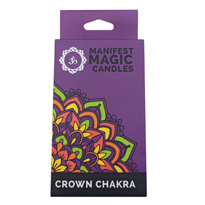 Manifest Magic Candles (pack of 12) - Purple - Crown Chakra