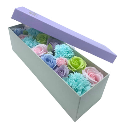 Long Soap Arrangement Box - Baby Blessings - Blues