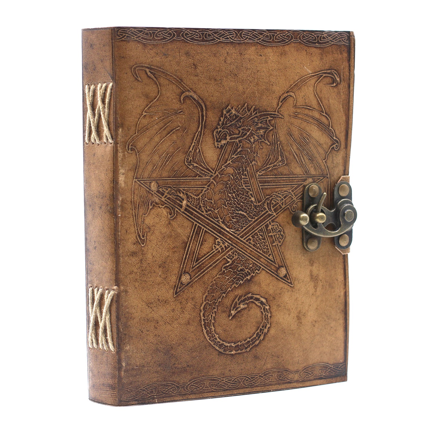 Leather Dragon Notebook  (200 Pages)