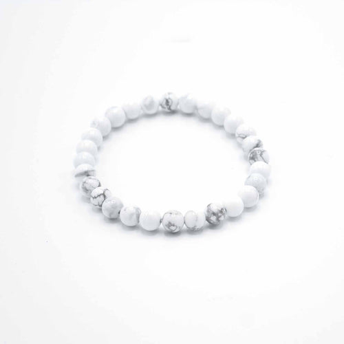 Gemstone Manifestation Bracelet - White Jasper - Peace