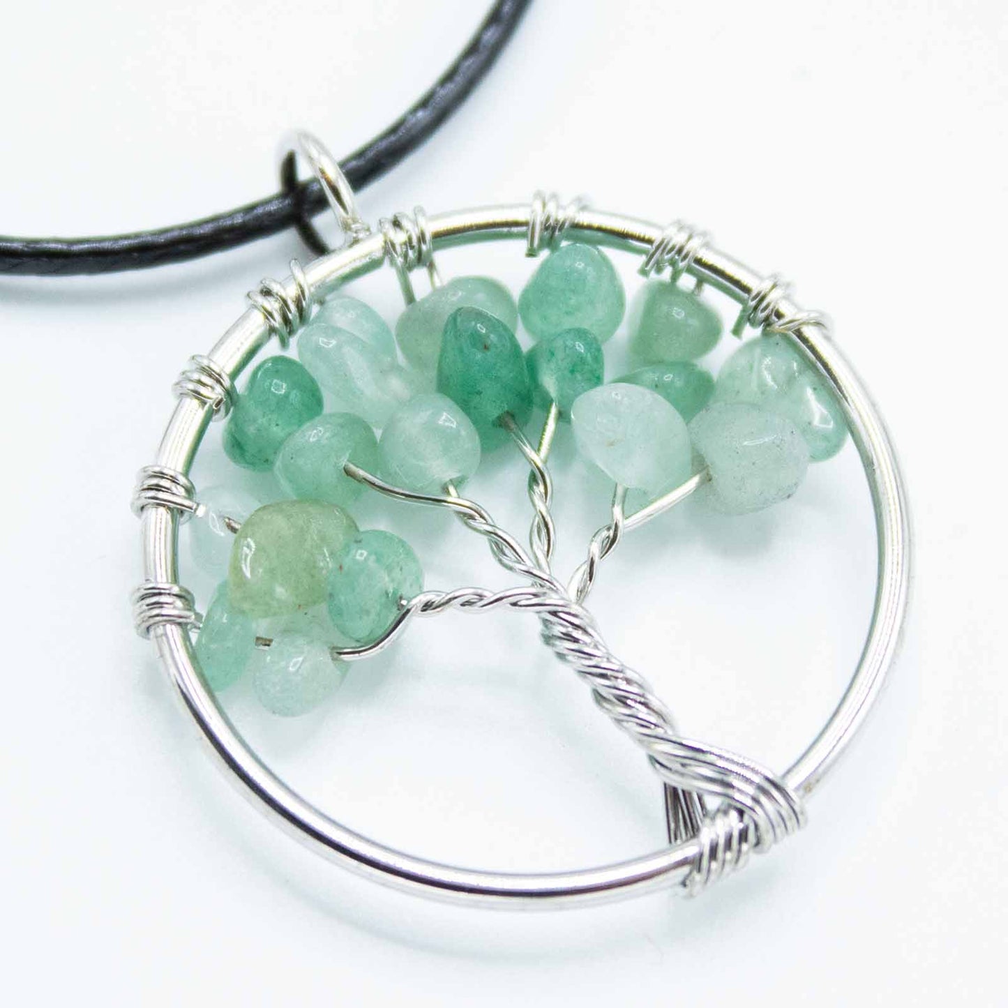 Tree of Life Pendant - Jade