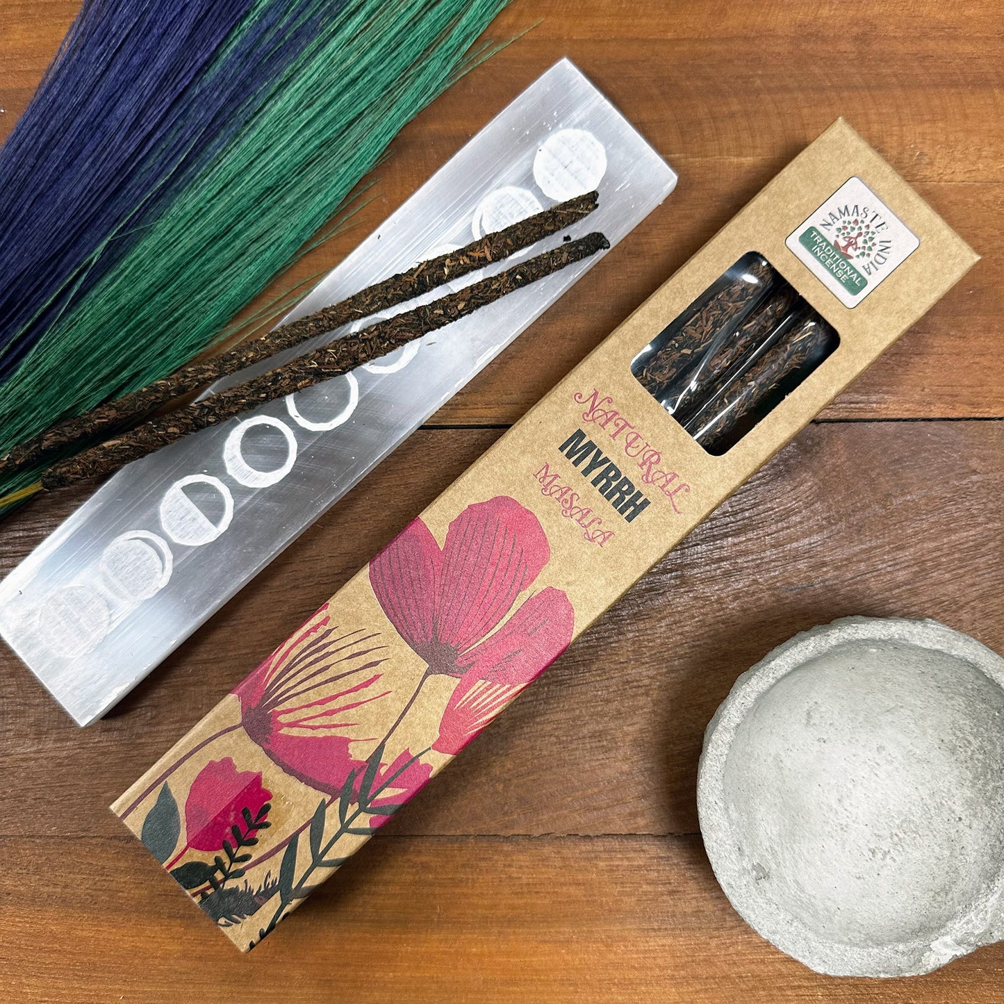 Natural Botanical Masala Incense Sticks - Myrrh