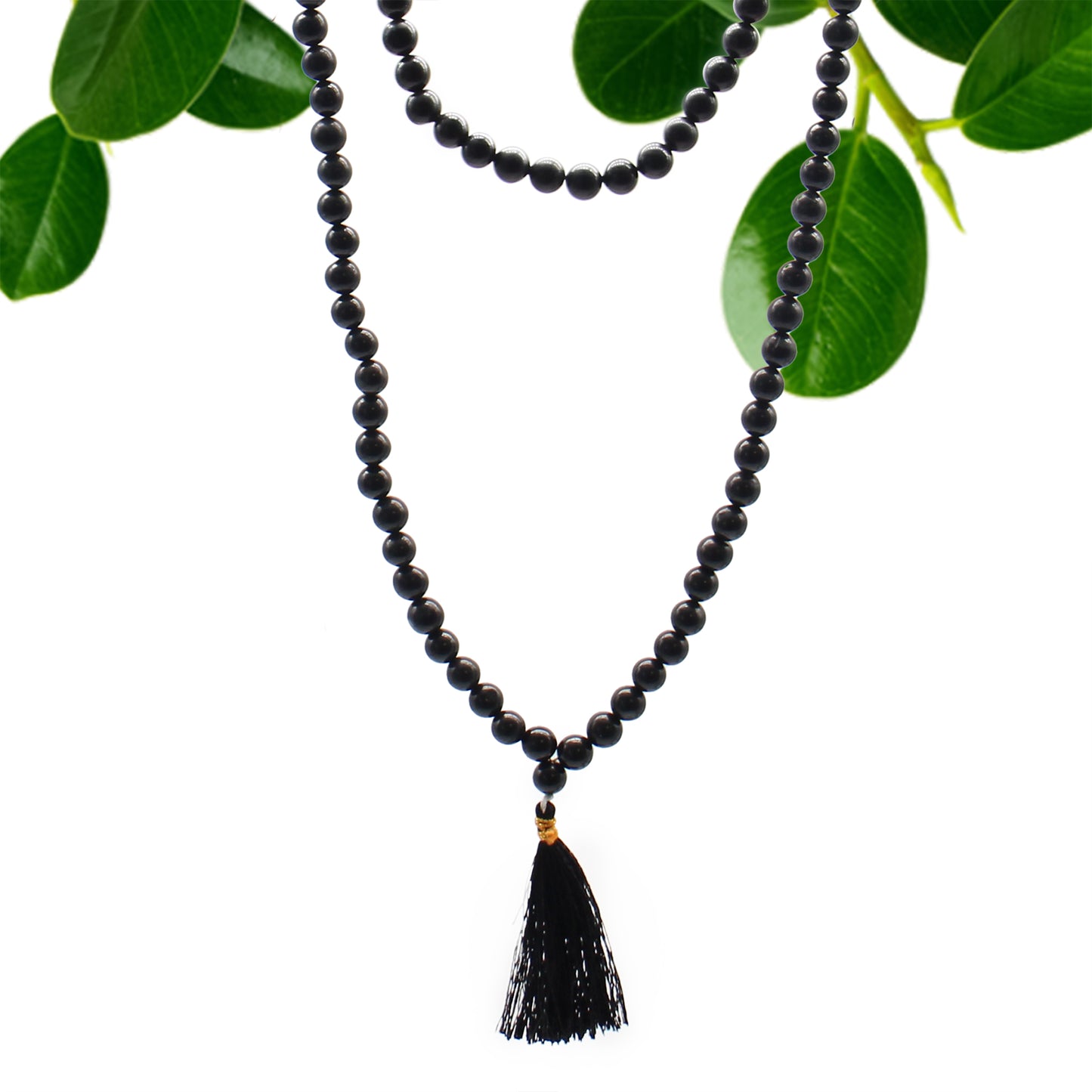 108 Bead Mala - Black Agate