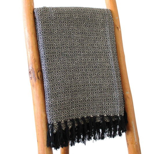 Boho Comfort Throws - 125x150cm - Charcoal