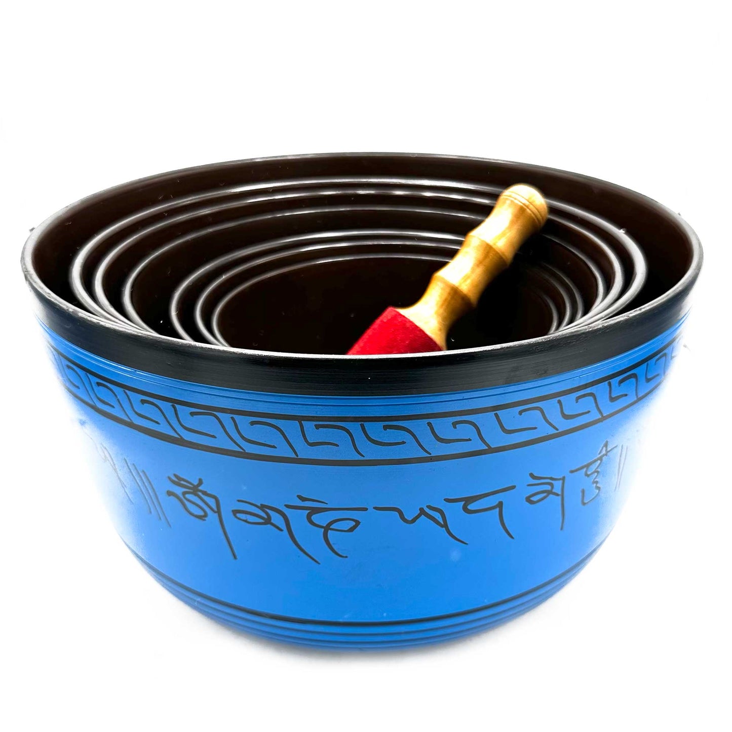 Large Chakra Set of Seven Singing Bowls (19.5-35cm)