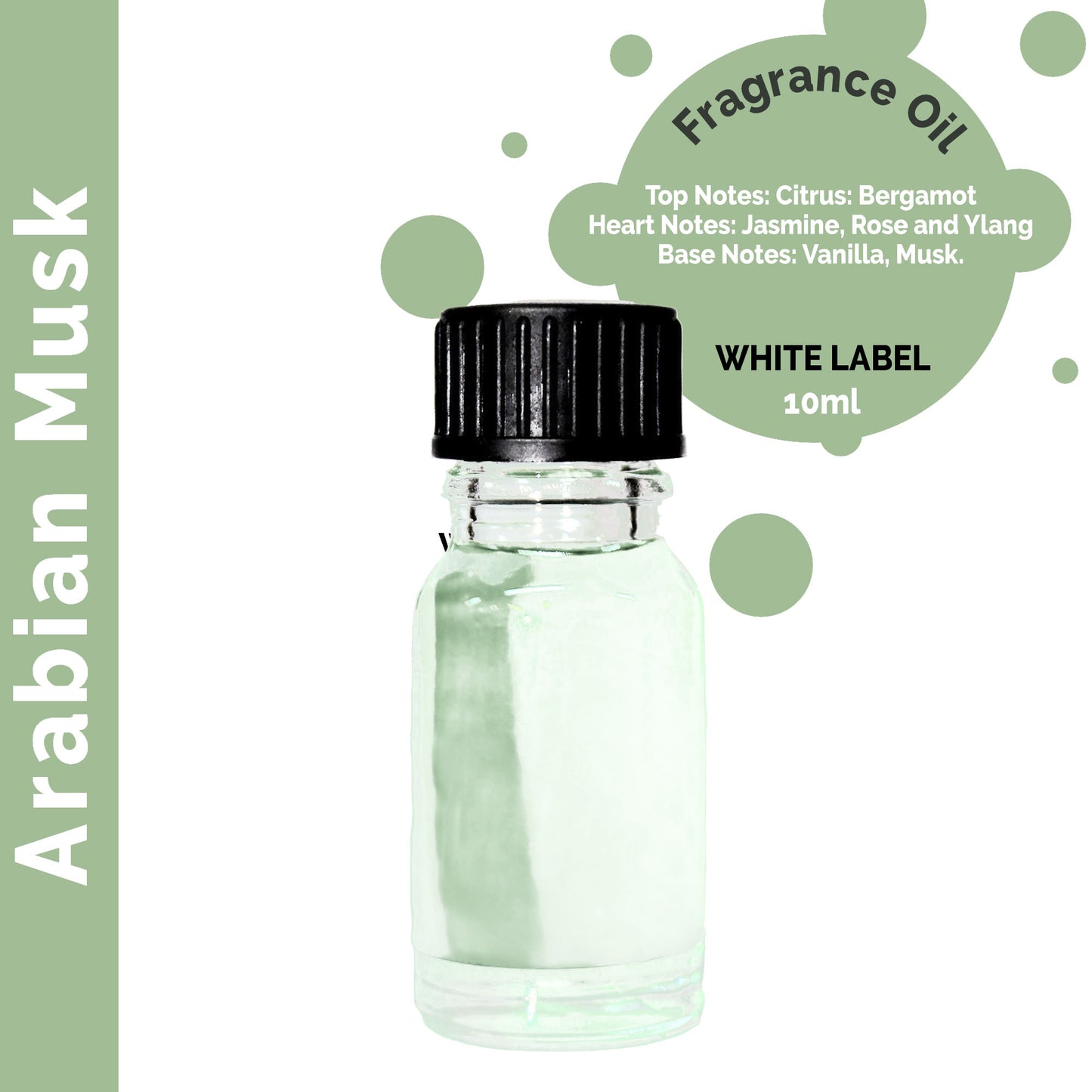 Customisable 10ml Arabian Musk Fragrance Oil - 10 Pack