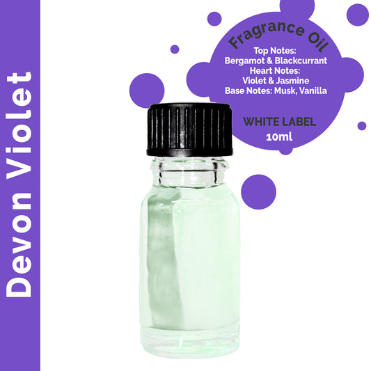 Customisable 10ml Devon Violet Fragrance Oil - 10 Pack