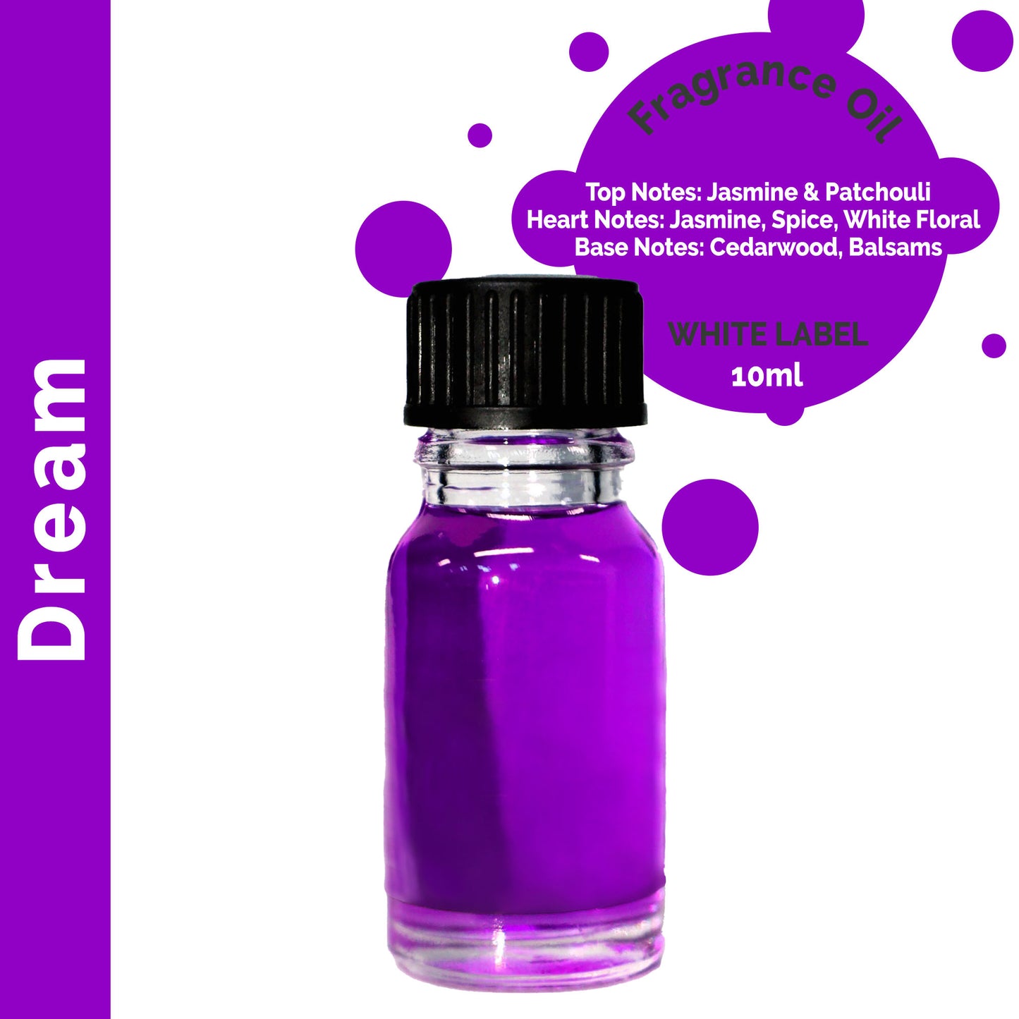 Customisable 10 ml Dream Fragrance Oil - 10 Pack