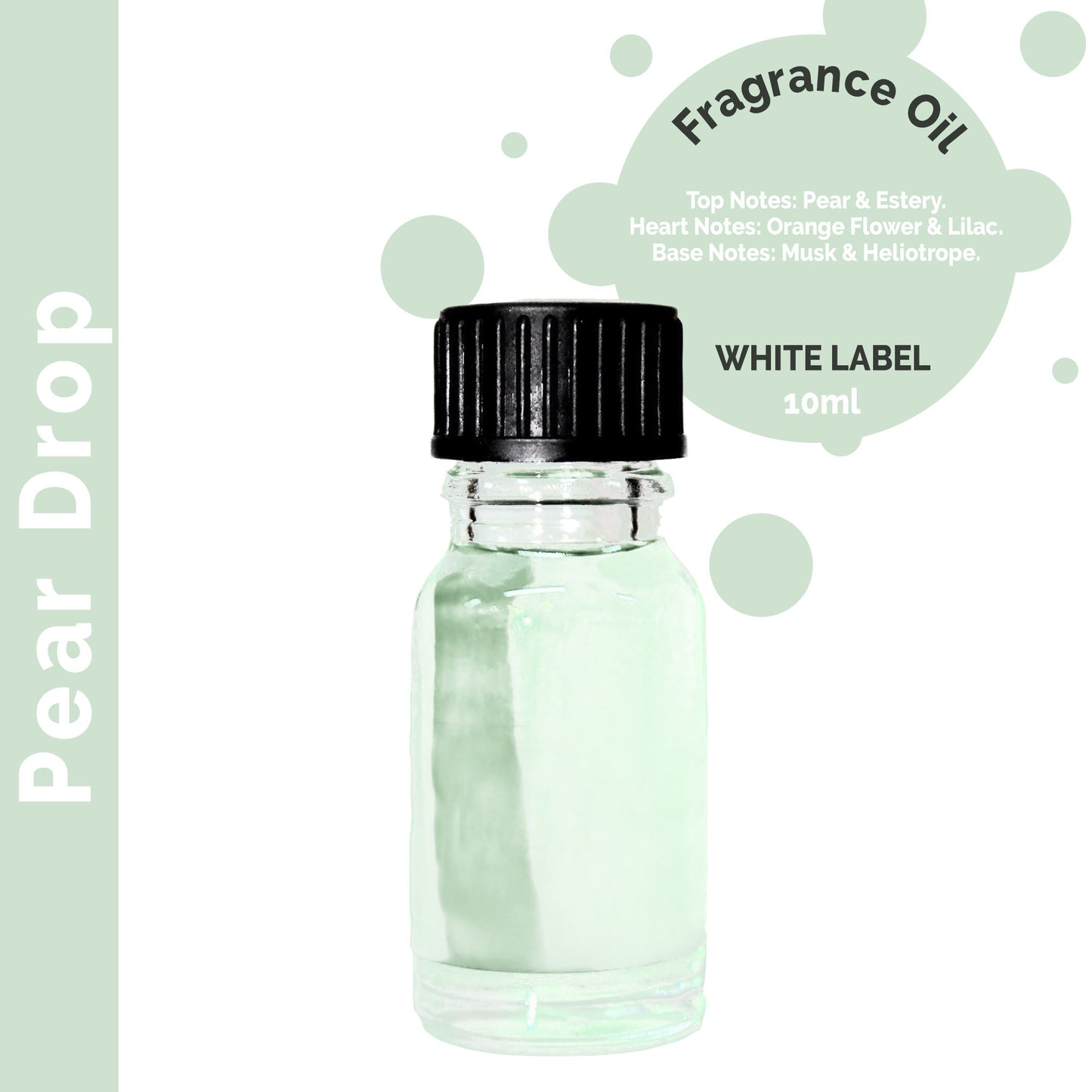 Customisable 10 ml Pear Drop Fragrance Oil - 10 Pack