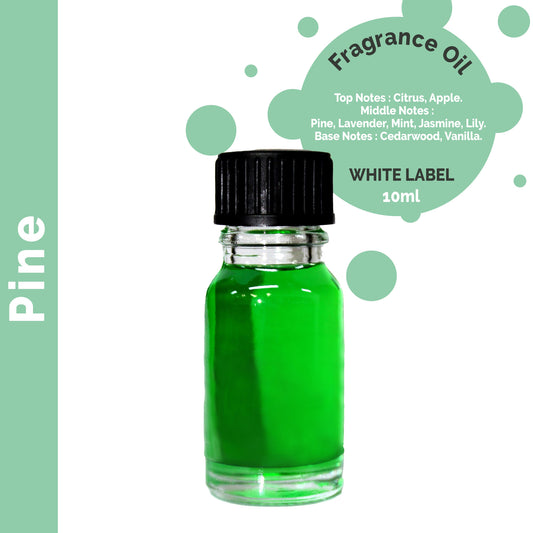 Customisable 10 ml Pine Fragrance Oil - 10 Pack