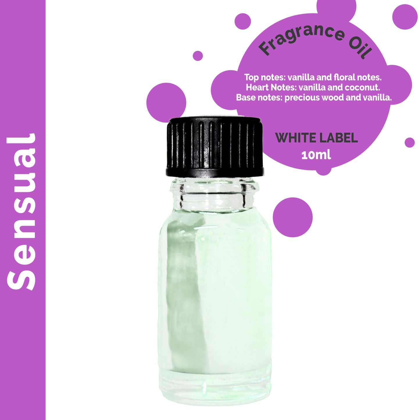 Customisable 10ml Sensual Fragrance Oil - 10 Pack