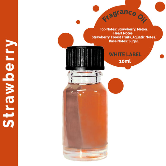 Customisable 10ml Strawberry Fragrance Oil - 10 Pack